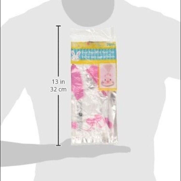 30+ NEW Adorable Easter Treat Cellophane Bags with Ties NWOT - Picture 9 of 12